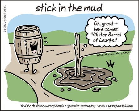 stick in the mud