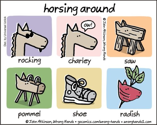 horsing around