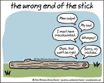 the wrong end