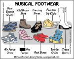 musical footwear